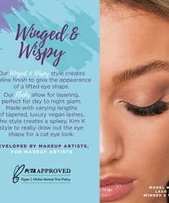 Eyelash Emporium Seamlash Winged And Wispy Refill Pack 12 Eyelash Emporium Seamlash Winged And Wispy Refill Pack