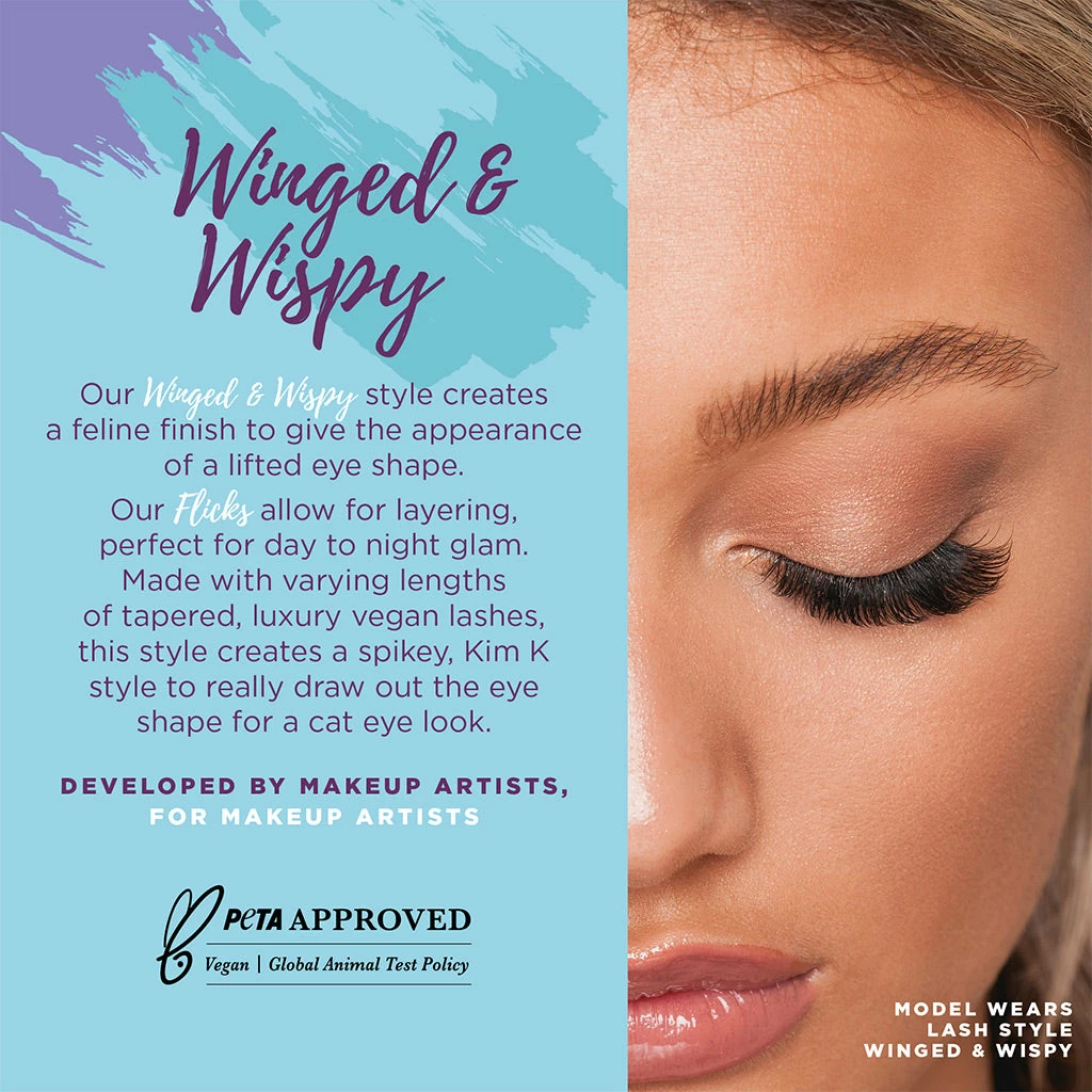 Eyelash Emporium Seamlash Winged And Wispy Refill Pack 6 Eyelash Emporium Seamlash Winged And Wispy Refill Pack