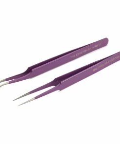 Eyelash Emporium Set Piece Straight And Curved Tweezer Set
