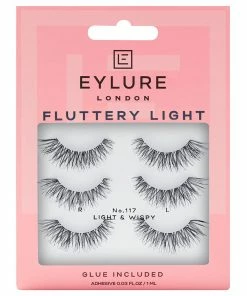 Eylure Fluttery Light Lashes 117 Multipack (3 Pairs) New Arrivals
