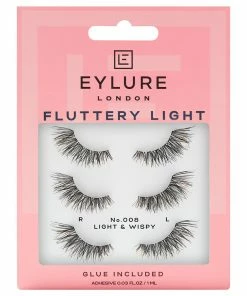 Eylure Fluttery Light Lashes 008 Multipack (3 Pairs)