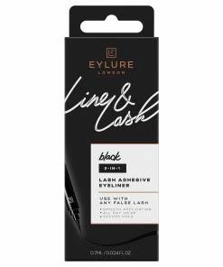 Eylure Line And Lash 2-in-1 Lash Adhesive Eyeliner - Black (0.7ml)
