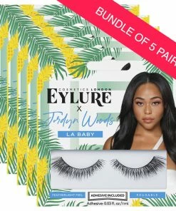 Eylure X Jordyn Woods False Lashes - LA Baby (BUNDLE OF 5 PAIRS)