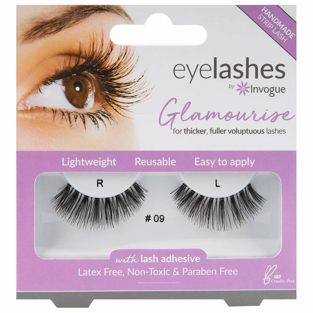 New Arrivals Invogue False Eyelashes Glamourise #09 3 New Arrivals Invogue False Eyelashes Glamourise #09