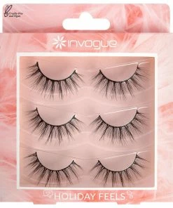 Invogue False Eyelashes Holiday Feels Multipack (3 Pairs)