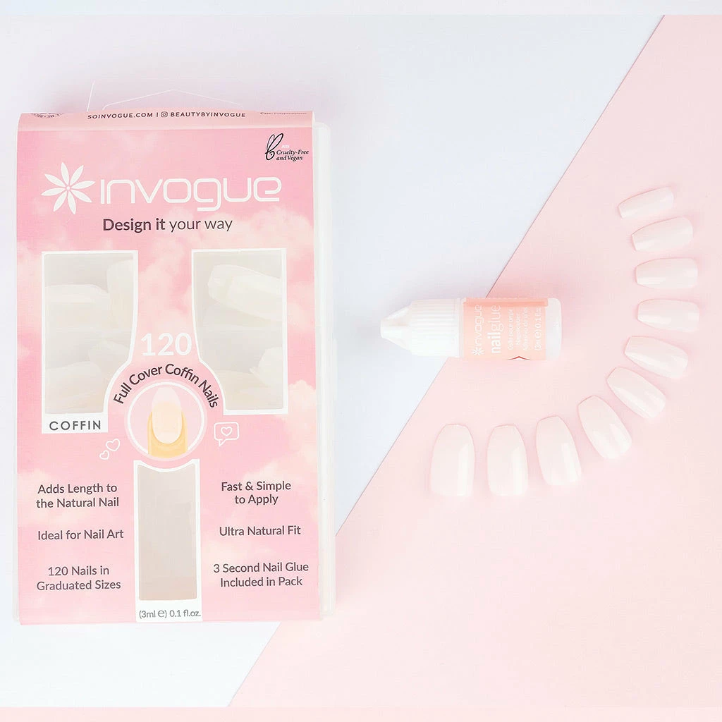 New Arrivals Invogue False Nails - Full Cover Coffin Nails 5 New Arrivals Invogue False Nails - Full Cover Coffin Nails