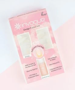 New Arrivals Invogue False Nails - Full Cover Oval Nails