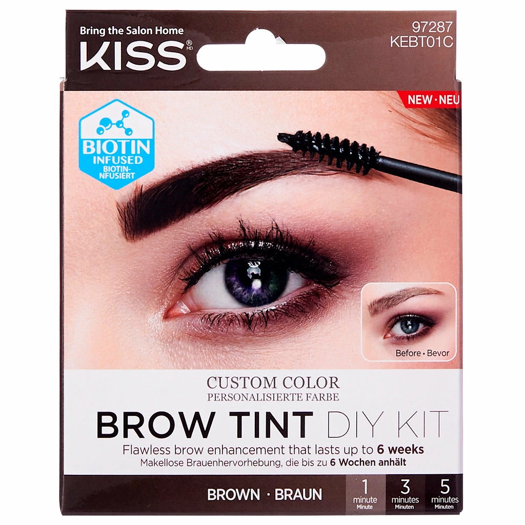 Kiss Lashes Kiss Brow Tint DIY Kit - Brown 3 Kiss Lashes Kiss Brow Tint DIY Kit - Brown
