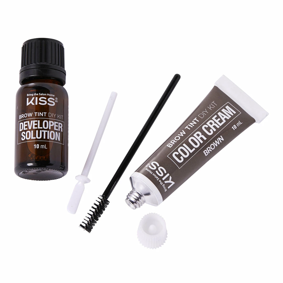 Kiss Lashes Kiss Brow Tint DIY Kit - Brown 5 Kiss Lashes Kiss Brow Tint DIY Kit - Brown