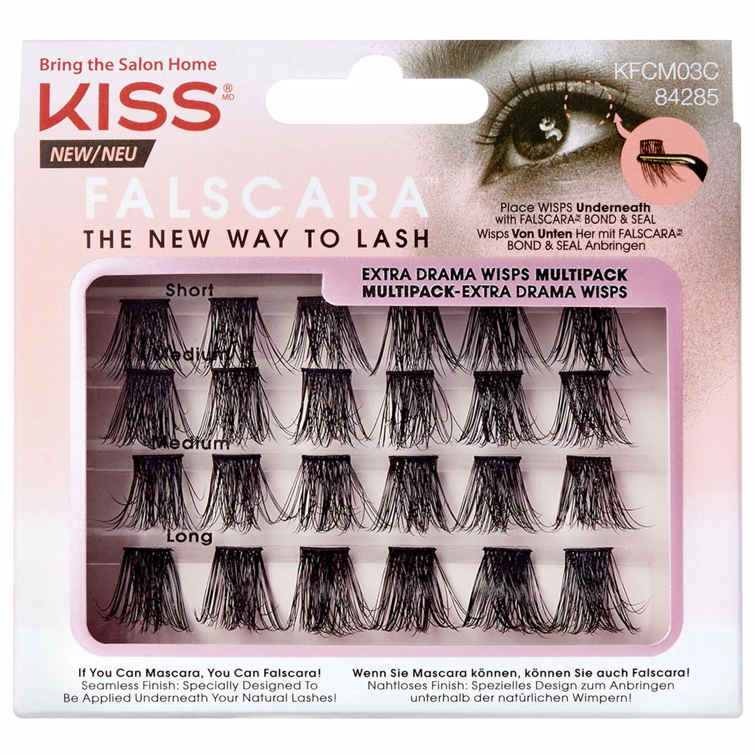 Kiss Lashes Kiss Falscara - Extra Drama Wisps Multipack 3 Kiss Lashes Kiss Falscara - Extra Drama Wisps Multipack
