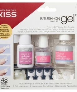 Kiss Lashes New Arrivals Kiss False Nails - Brush-On Gel Nail Kit