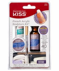 Kiss Lashes New Arrivals Kiss False Nails - French Acrylic Sculpture Kit