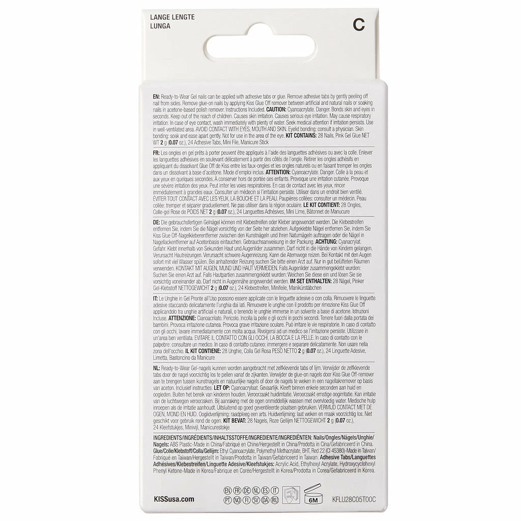 Kiss Lashes Kiss False Nails Gel Fantasy Nails - Ab Fab New Arrivals 5 Kiss Lashes Kiss False Nails Gel Fantasy Nails - Ab Fab New Arrivals