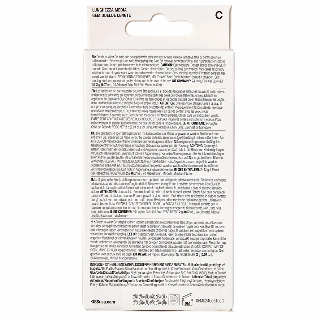 Kiss Lashes New Arrivals Kiss False Nails Gel Fantasy Nails - Fanciful 5 Kiss Lashes New Arrivals Kiss False Nails Gel Fantasy Nails - Fanciful