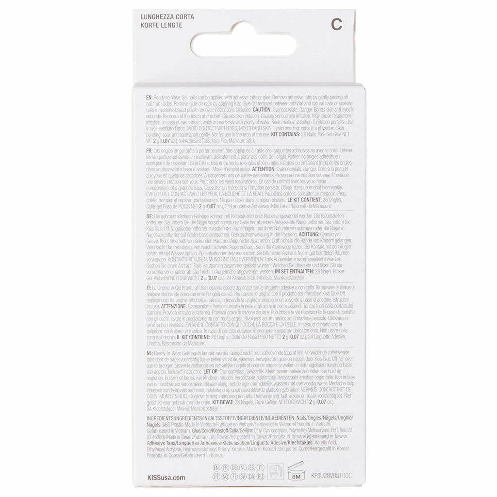 Kiss Lashes Kiss False Nails Gel Fantasy Nails - Ribbons New Arrivals 5 Kiss Lashes Kiss False Nails Gel Fantasy Nails - Ribbons New Arrivals