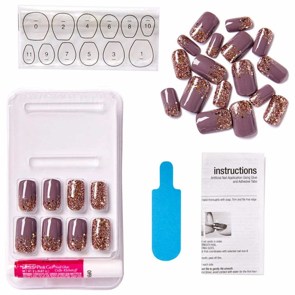 Kiss Lashes Kiss False Nails Gel Fantasy Nails - Rush Hour 4 Kiss Lashes Kiss False Nails Gel Fantasy Nails - Rush Hour