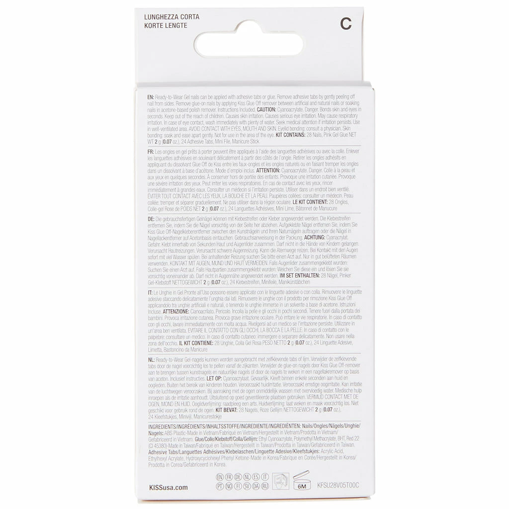 Kiss Lashes Kiss False Nails Gel Fantasy Nails - The Little Things 5 Kiss Lashes Kiss False Nails Gel Fantasy Nails - The Little Things