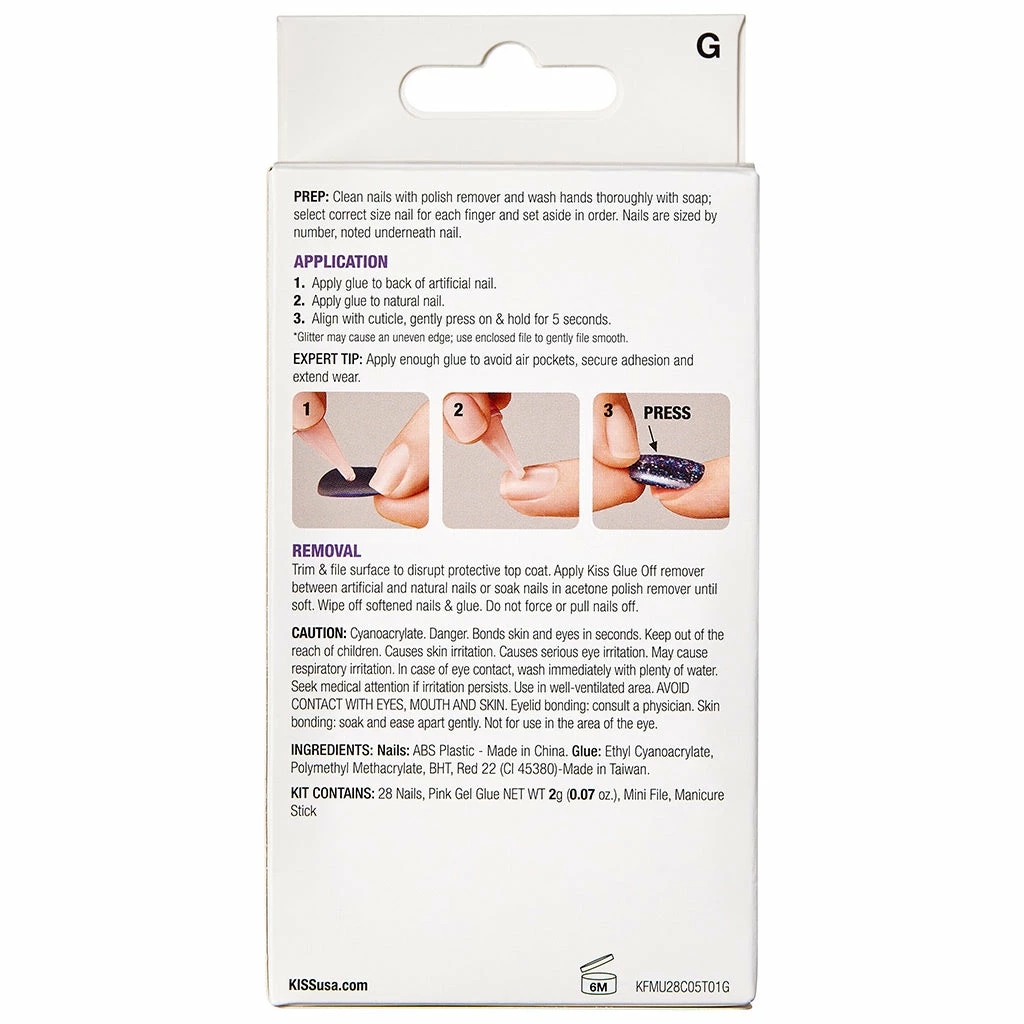 Kiss Lashes Kiss False Nails Gel Fantasy Nails - Trampoline 5 Kiss Lashes Kiss False Nails Gel Fantasy Nails - Trampoline