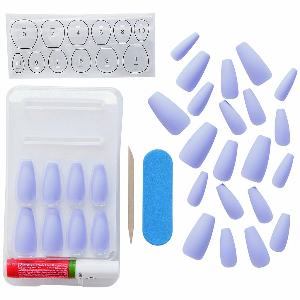 Kiss Lashes Kiss False Nails Gel Fantasy Sculpted Nails - Night After New Arrivals 4 Kiss Lashes Kiss False Nails Gel Fantasy Sculpted Nails - Night After New Arrivals