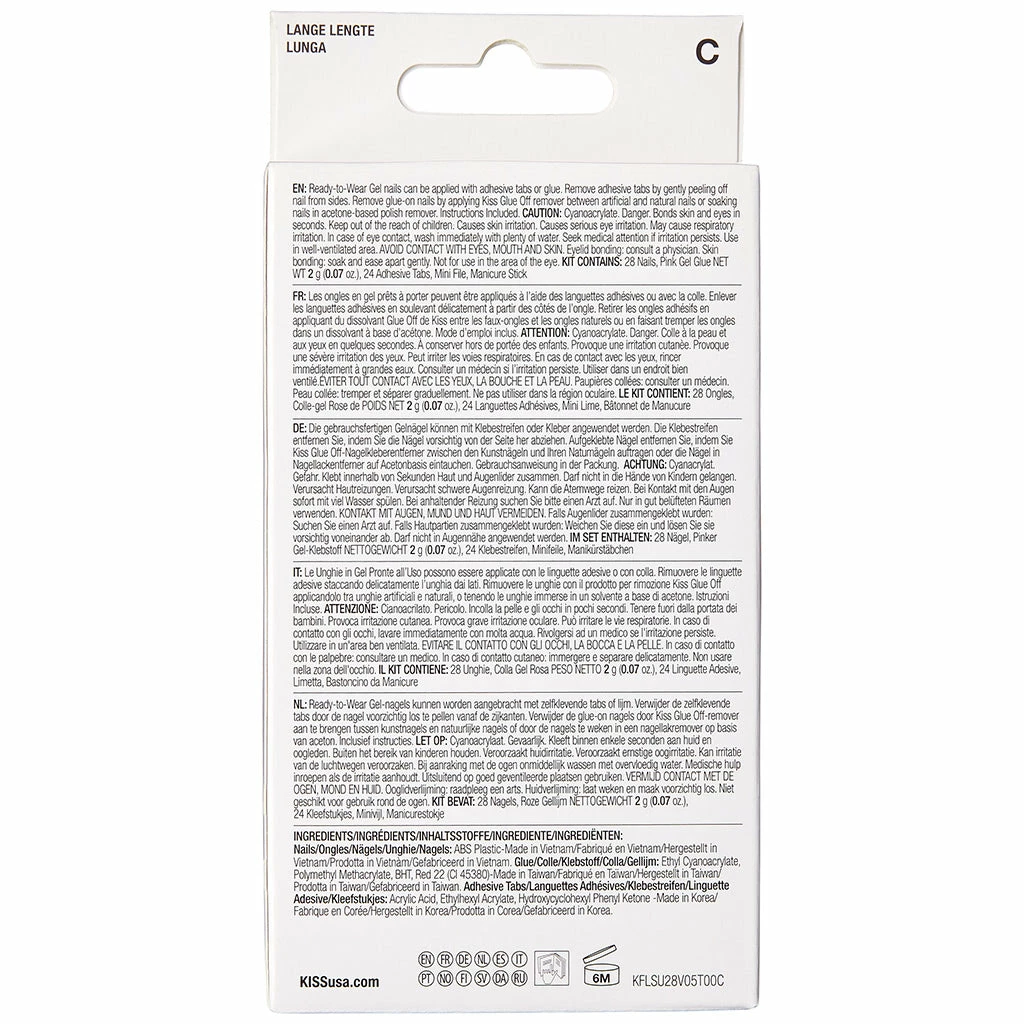 Kiss Lashes Kiss False Nails Gel Fantasy Sculpted Nails - Night After New Arrivals 5 Kiss Lashes Kiss False Nails Gel Fantasy Sculpted Nails - Night After New Arrivals