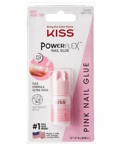 Kiss Lashes Kiss False Nails Powerflex Nail Glue - Pink Nail Glue (3g)