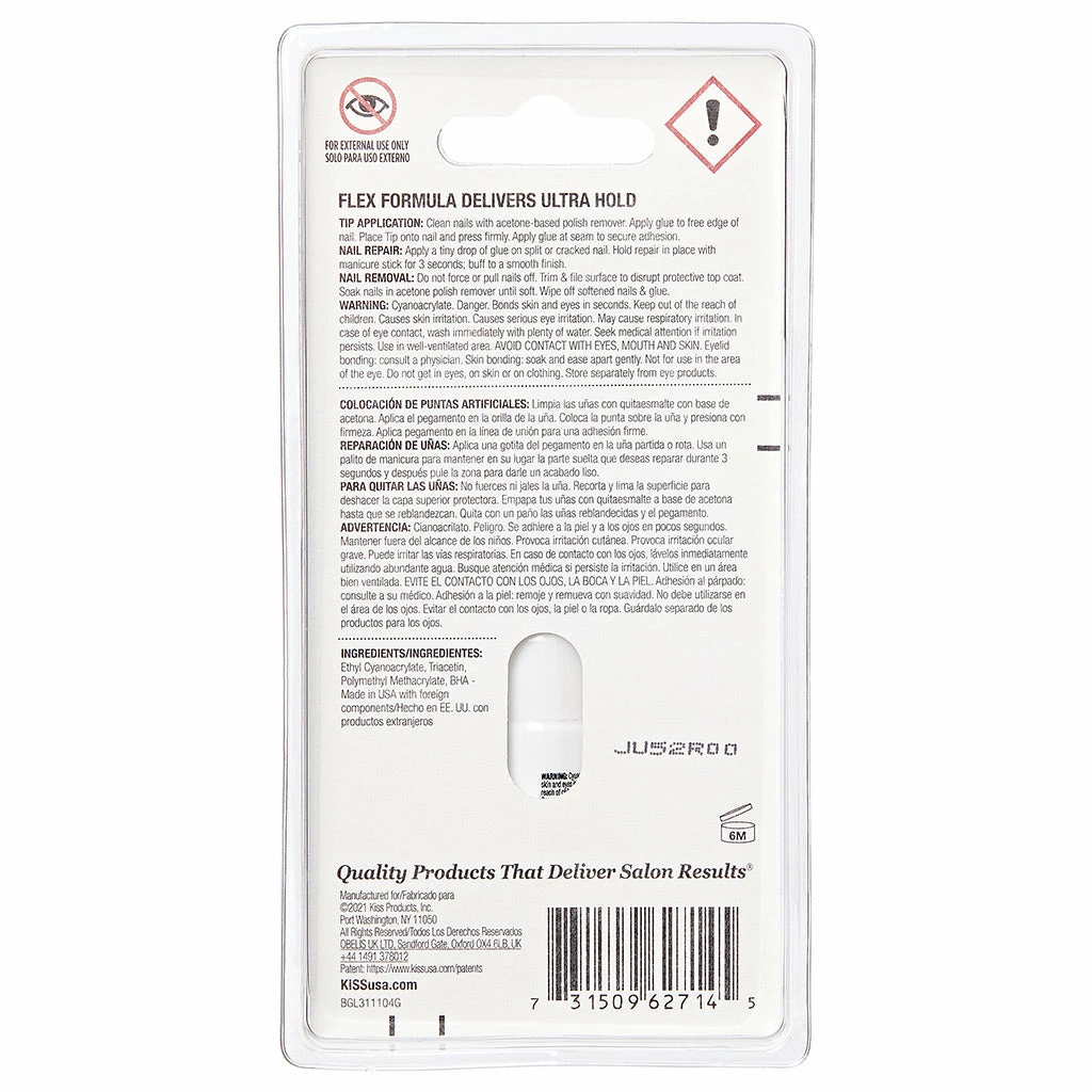 Kiss Lashes New Arrivals Kiss False Nails Powerflex Nail Glue - Precision (3g) 5 Kiss Lashes New Arrivals Kiss False Nails Powerflex Nail Glue - Precision (3g)