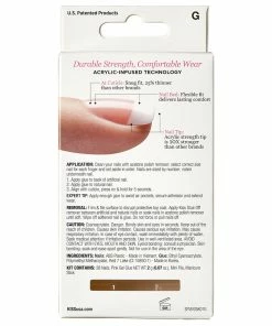 Kiss Lashes New Arrivals Kiss False Nails Salon Acrylic French Nails - Je T'aime