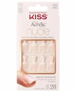 Kiss Lashes Kiss False Nails Salon Acrylic Nude French Nails - Breathtaking New Arrivals
