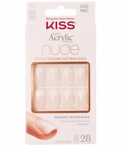 Kiss Lashes Kiss False Nails Salon Acrylic Nude French Nails - Cashmere New Arrivals