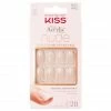 Kiss Lashes Kiss False Nails Salon Acrylic Nude French Nails - Graceful