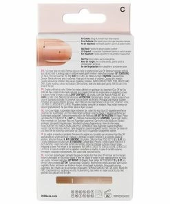 Kiss Lashes Kiss False Nails Salon Acrylic Nude French Nails - Graceful