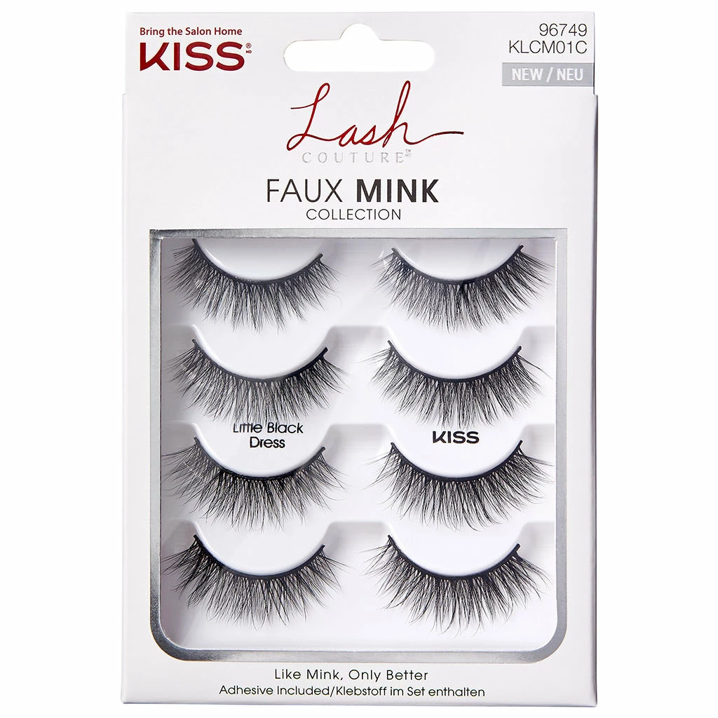 Kiss Lashes Kiss Lash Couture Faux Mink Collection - Little Black Dress (Multipack) New Arrivals 3 Kiss Lashes Kiss Lash Couture Faux Mink Collection - Little Black Dress (Multipack) New Arrivals
