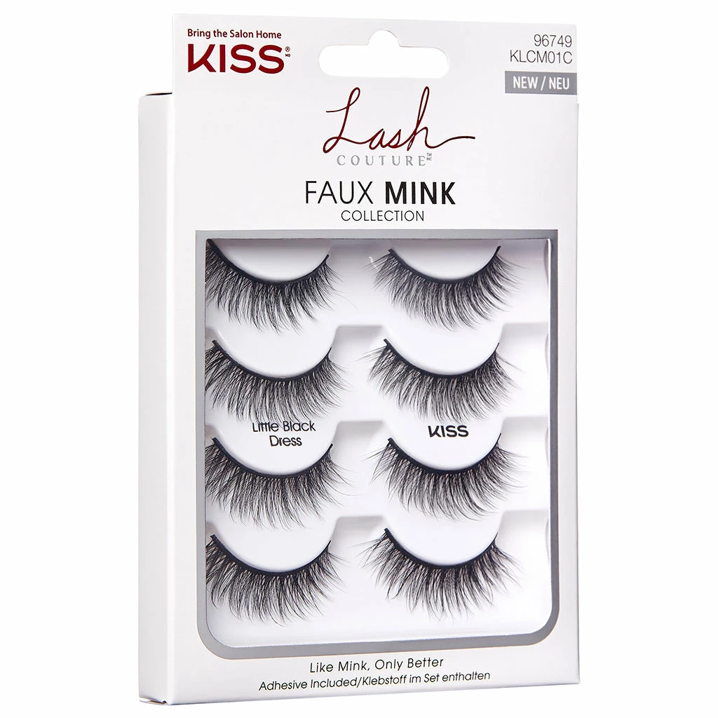 Kiss Lashes Kiss Lash Couture Faux Mink Collection - Little Black Dress (Multipack) New Arrivals 4 Kiss Lashes Kiss Lash Couture Faux Mink Collection - Little Black Dress (Multipack) New Arrivals
