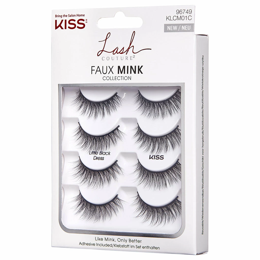 Kiss Lashes Kiss Lash Couture Faux Mink Collection - Little Black Dress (Multipack) New Arrivals 5 Kiss Lashes Kiss Lash Couture Faux Mink Collection - Little Black Dress (Multipack) New Arrivals
