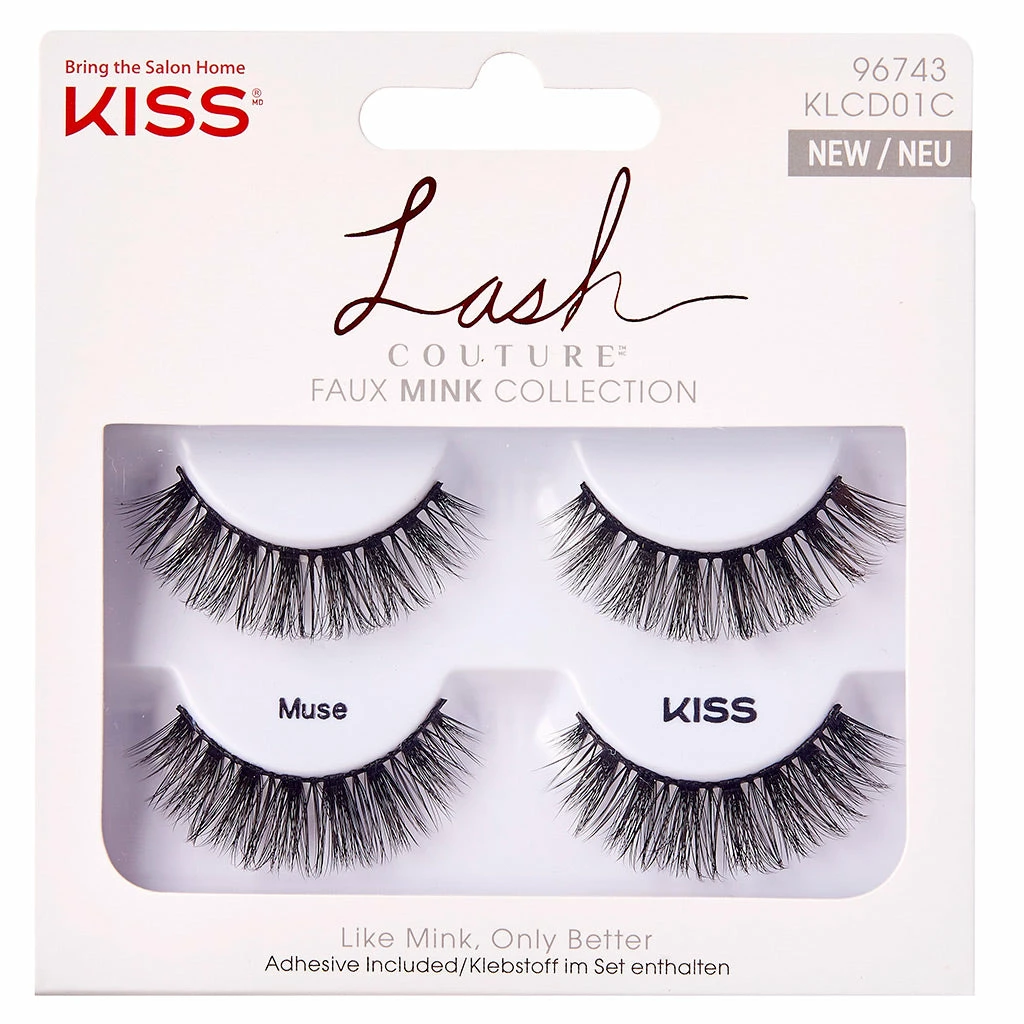 Kiss Lashes New Arrivals Kiss Lash Couture Lashes - Muse (Twinpack) 3 Kiss Lashes New Arrivals Kiss Lash Couture Lashes - Muse (Twinpack)