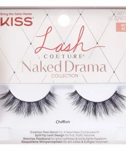 Kiss Lashes New Arrivals Kiss Lash Couture Naked Drama - Chiffon