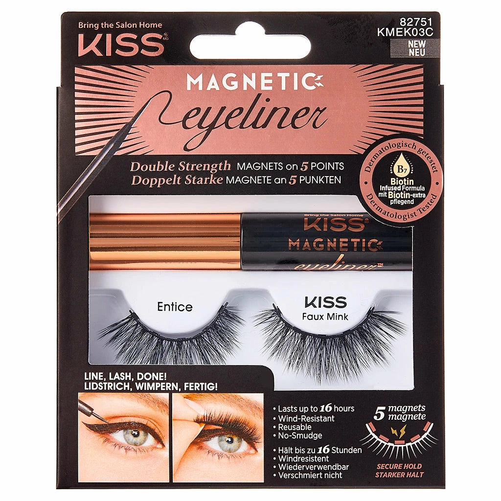 Kiss Lashes Kiss Magnetic Eyeliner & Lash Kit - Entice New Arrivals 3 Kiss Lashes Kiss Magnetic Eyeliner & Lash Kit - Entice New Arrivals