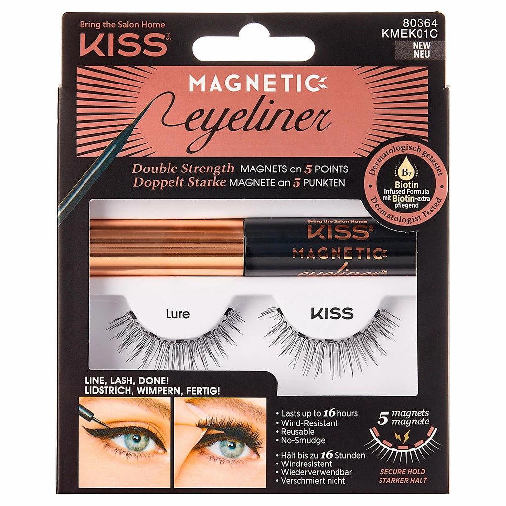 Kiss Lashes Kiss Magnetic Eyeliner & Lash Kit - Lure 3 Kiss Lashes Kiss Magnetic Eyeliner & Lash Kit - Lure