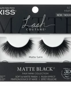 Kiss Lashes Kiss Matte Black Faux Mink Collection - Matte Satin