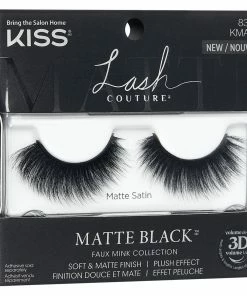 Kiss Lashes Kiss Matte Black Faux Mink Collection - Matte Satin