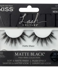 Kiss Lashes New Arrivals Kiss Matte Black Faux Mink Collection - Matte Sheer