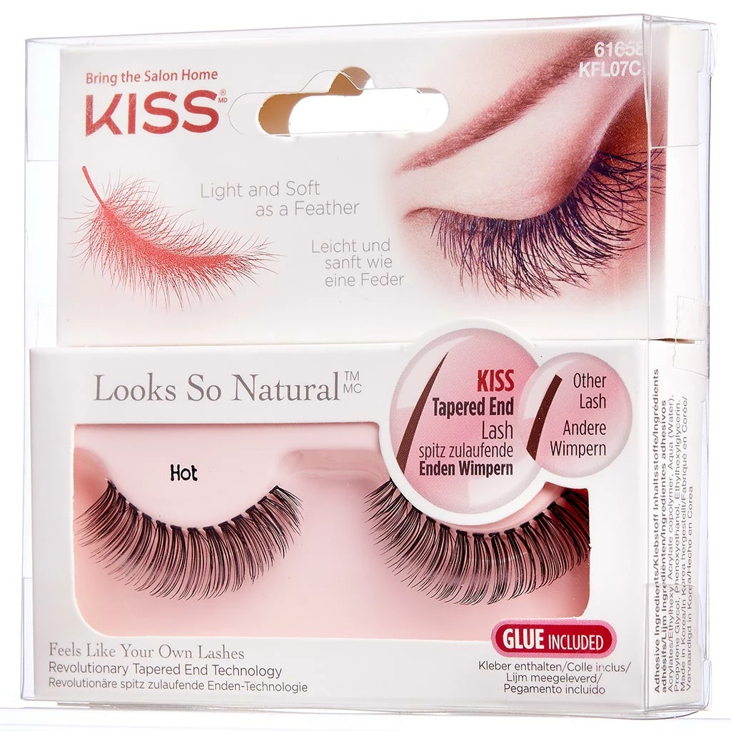 Kiss Lashes New Arrivals Kiss Natural Lashes - Hot 6 Kiss Lashes New Arrivals Kiss Natural Lashes - Hot