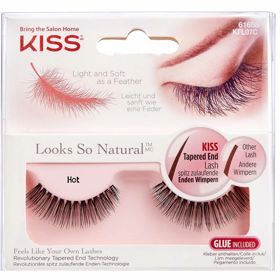Kiss Lashes New Arrivals Kiss Natural Lashes - Hot 3 Kiss Lashes New Arrivals Kiss Natural Lashes - Hot