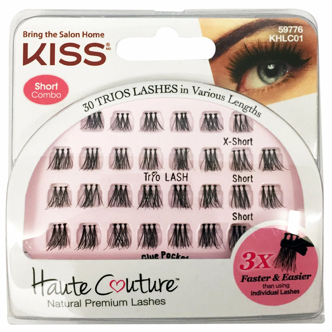 Kiss Lashes Kiss Haute Couture Trio Lashes - Short Combo 3 Kiss Lashes Kiss Haute Couture Trio Lashes - Short Combo