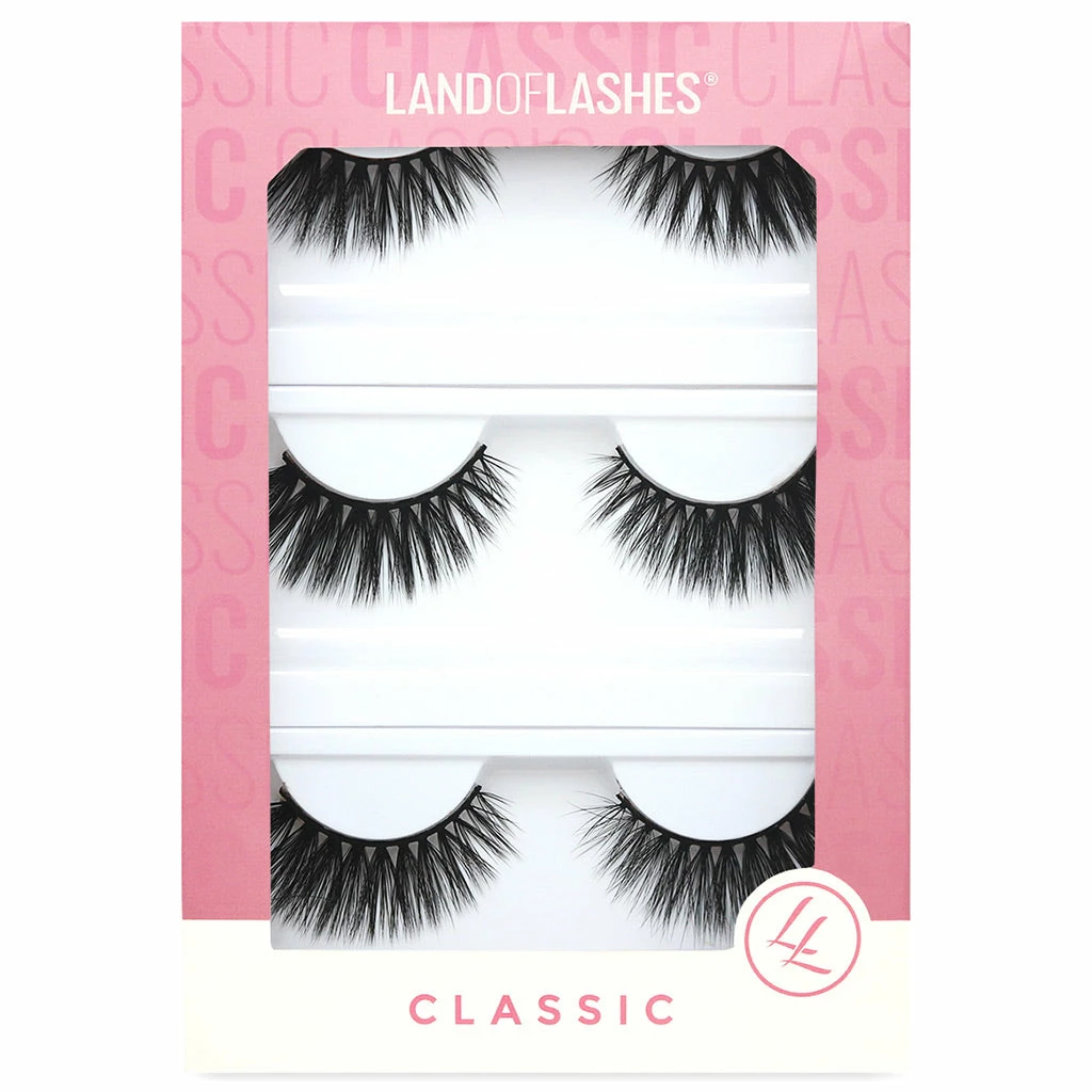 New Arrivals Land Of Lashes Faux Mink Lashes Multipack - Glam 3 New Arrivals Land Of Lashes Faux Mink Lashes Multipack - Glam