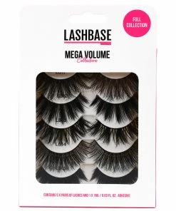 LashBase Beauty Mega Volume Collection False Eyelashes (5 Pairs) New Arrivals
