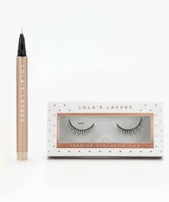 Lola's Lashes Flick & Stick Kit - Jade With Clear Liner Best Sellers