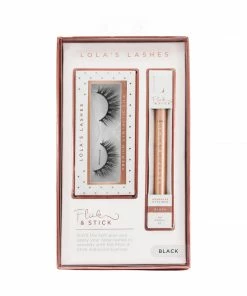 Lola's Lashes Flick & Stick Kit - Moonstone With Black Liner