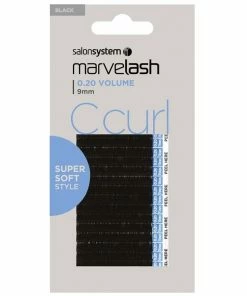 Salon System Best Sellers Marvelash C Curl Lashes 0.20 Volume Super Soft (9mm)