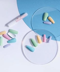 Nail HQ False Nails Long Coffin - Mixed Pastels